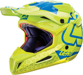 Leatt GPX 5.5 Composite V15 Motocross Helmet, Green/Blue, XXL - futurerides