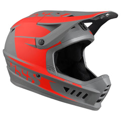 IXS Full face Helmet red graphite