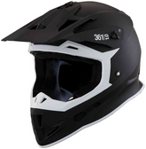 iXS 361 1.0 Motocross Helmet, Black, L - futurerides
