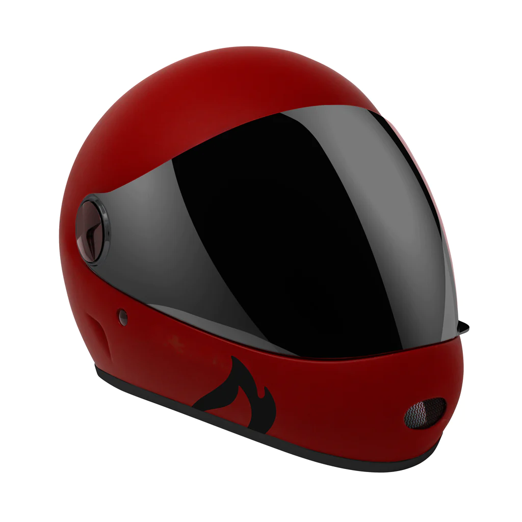 Predator Helmet DH6-Xe Matte Red - futurerides