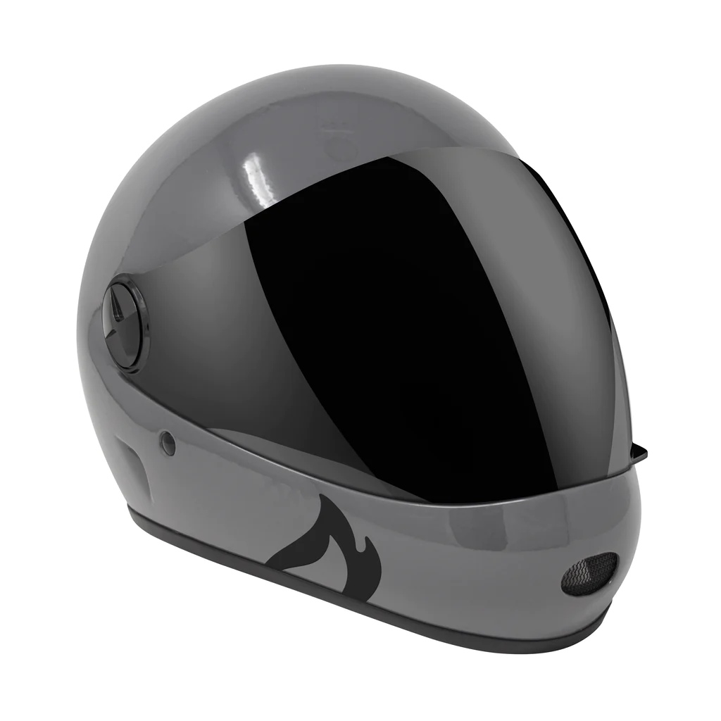 Predator Helmet DH6-Xe Gloss Grey - futurerides