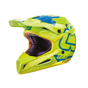 Leatt GPX 5.5 Composite V15 Motocross Helmet, Green/Blue, XXL