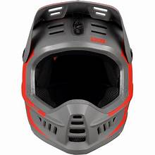 IXS Full face Helmet red graphite