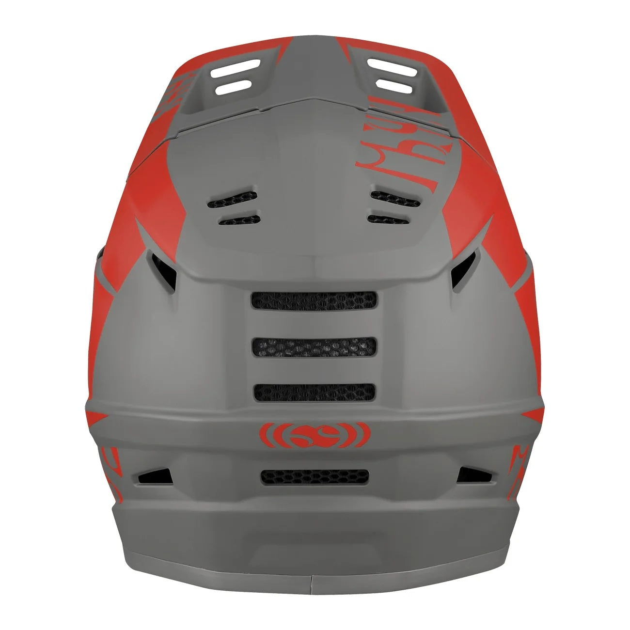 IXS Full face Helmet red graphite