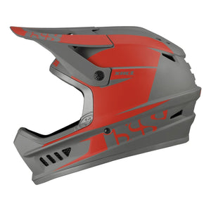 IXS Full face Helmet red graphite