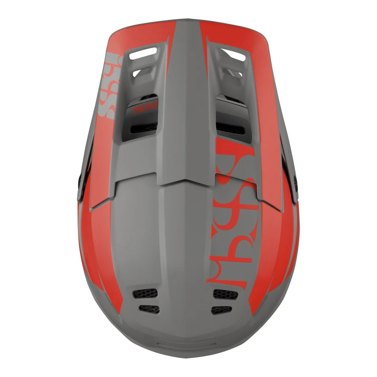 IXS Full face Helmet red graphite